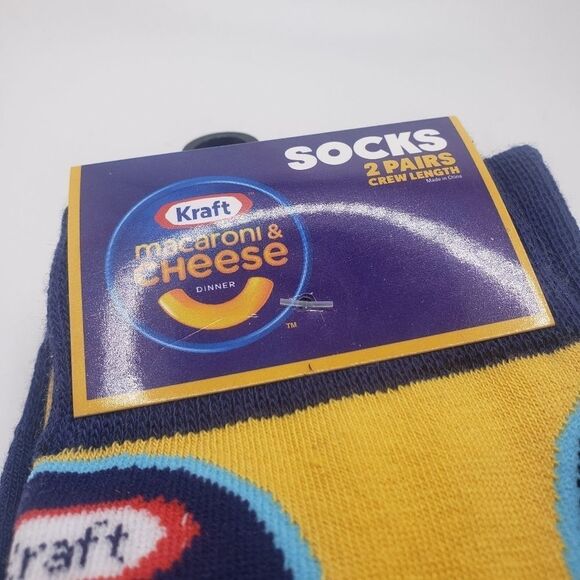 Kraft mac and cheese Dinosaur crew socks - Picture 5 of 6